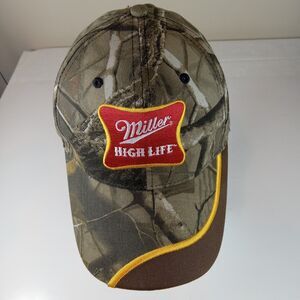 K-Products Miller High Life Camo Baseball Hat Adjustable Cotton
